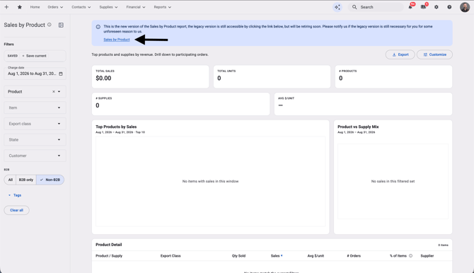 Legacy Report Access