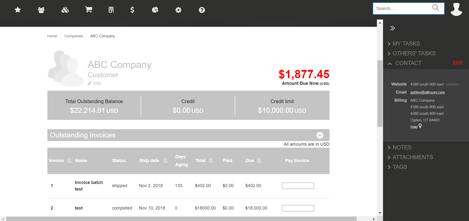 CreditLimit.Order.Screenshot