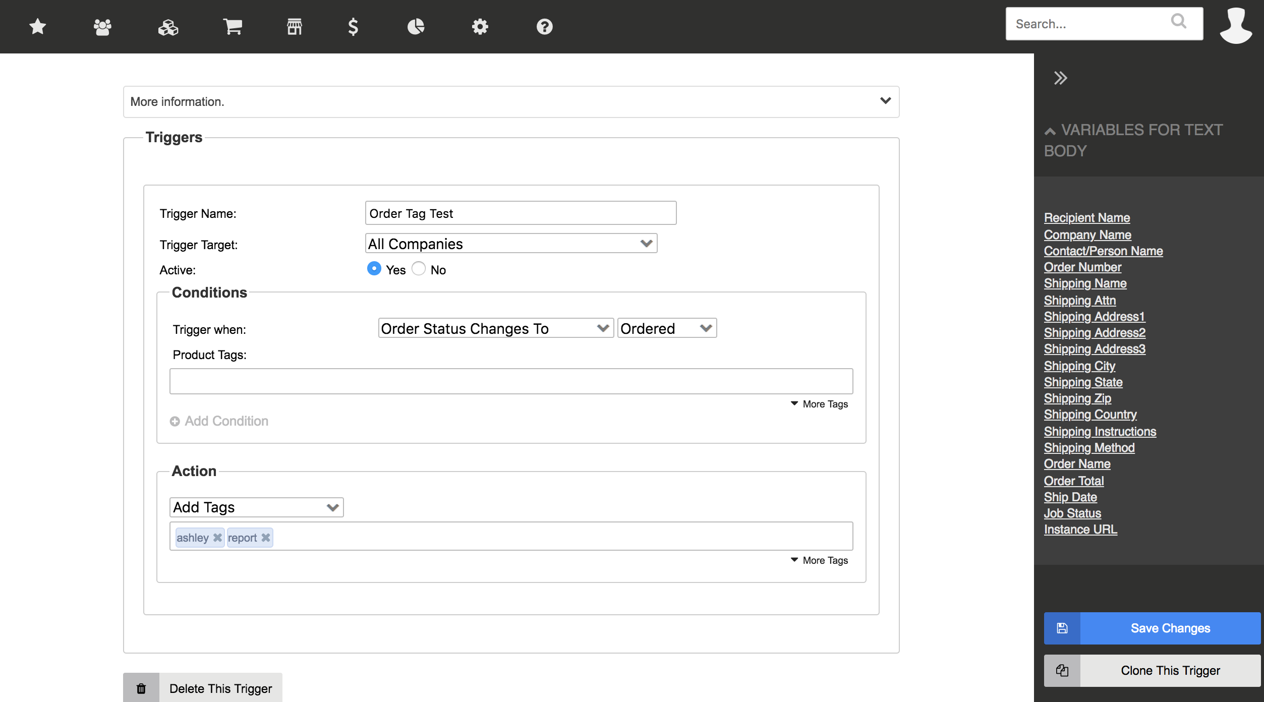 automatic tags